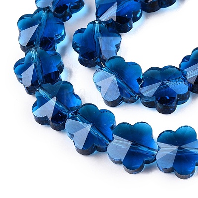 Transparent Glass Beads GLAA-Q066-10mm-C17-1