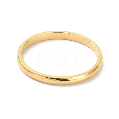 2mm Polished Plain Dome Finger Ring for Girl Women RJEW-C012-05B-G-1