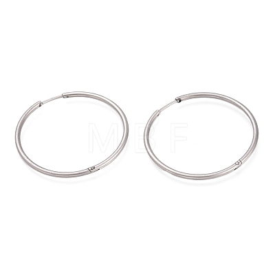 201 Stainless Steel Huggie Hoop Earrings EJEW-O095-02I-1