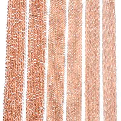 Electroplate Glass Beads Strands EGLA-A044-T2mm-A21-1