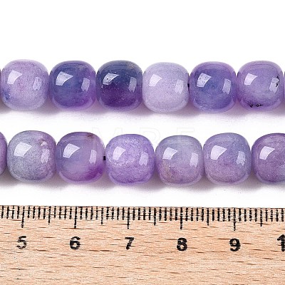 Dyed Natural White Jade Beads Strands G-T138-D17-1