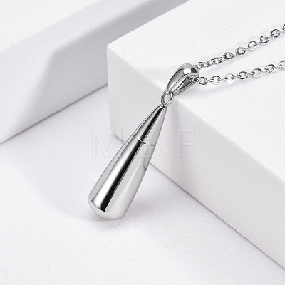 Titanium Steel Pendant Necklaces PW-WG38888-01-1