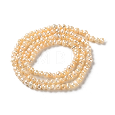 Natural Cultured Freshwater Pearl Beads Strands PEAR-E018-81-1