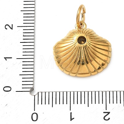 304 Stainless Steel & Crystal Rhinestone Pendants STAS-G391-02G-02-1