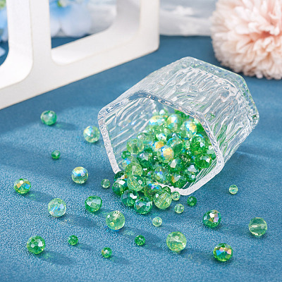 120Pcs 4 Styles Electroplate Glass Beads EGLA-TADJ0001-13C-1
