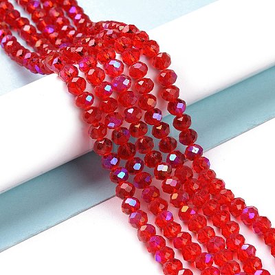 Electroplate Glass Beads Strands EGLA-A044-T1mm-L01-1