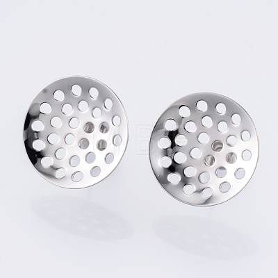 304 Stainless Steel Stud Earring Findings X-STAS-Q231-03A-A-1