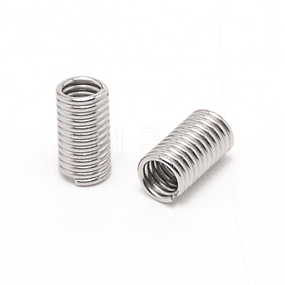 304 Stainless Steel Spring Beads LS-STAS-WH0017-010E-1