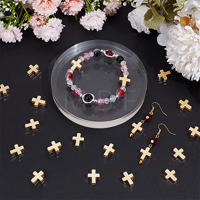 10Pcs Alloy Beads TIBEB-BBC0001-03G-1