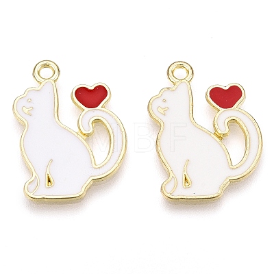 Alloy Enamel Pendants ENAM-CJC0004-16B-1