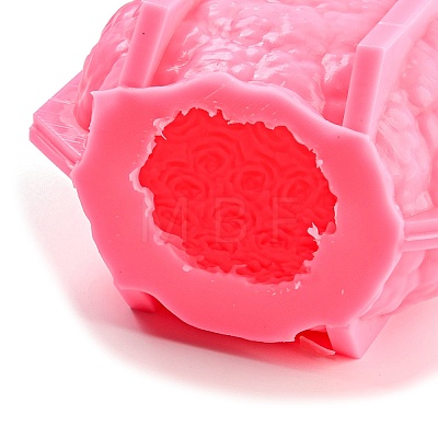 Valentine's Day 3D Embossed Rose Love Heart Candle Molds SIMO-H015-04-1