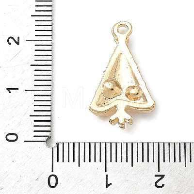 Alloy with Rhinestone and Plastic Beads Pendants LS-FIND-Z101-01G-1