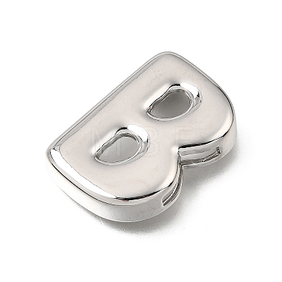 Brass Slide Charms KK-Z163-01P-B-1