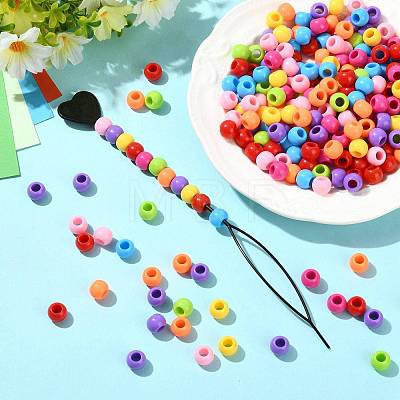 208Pcs Acrylic European Beads OHAR-FS0001-02B-1