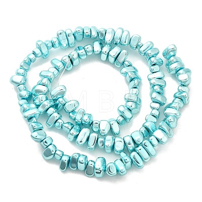 Baking Paint Electroplated Synthetic Non-magnetic Hematite Beads Strands G-H072-D01-01-1