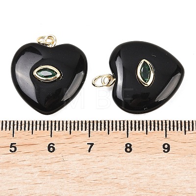 Natural Obsidian Pendants G-Z134-04F-1