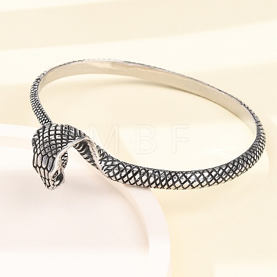 Retro 316 Surgical Stainless Steel Cuff Bangles BJEW-C142-13AS-1