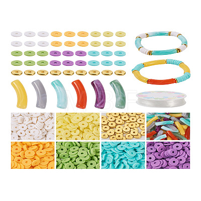 Craftdady DIY Stretch Bracelet Making Kit DIY-CD0001-48-1