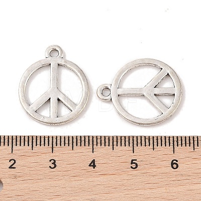Tibetan Style Alloy Pendants TIBEP-K67-AS-RS-1