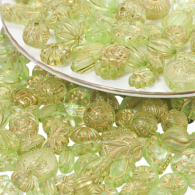 120g Transparent Acrylic Beads MACR-PA0001-72B-1