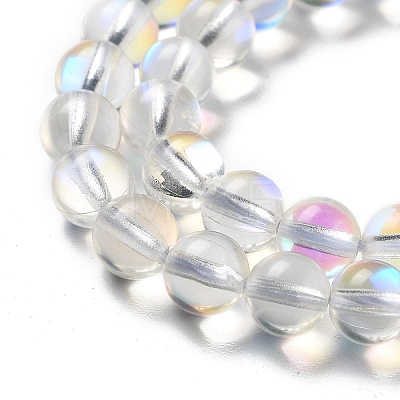 Synthetic Moonstone Beads Strands X-G-P528-J01-13-1