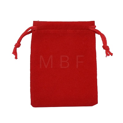 Velvet Cloth Drawstring Bags X-TP-C001-70X90mm-M-1