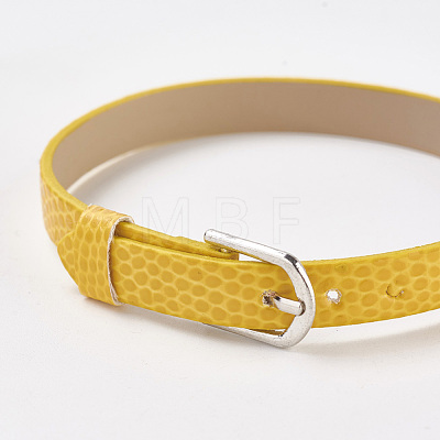 PU Leather Watch Band Strap BJEW-E350-11N-1