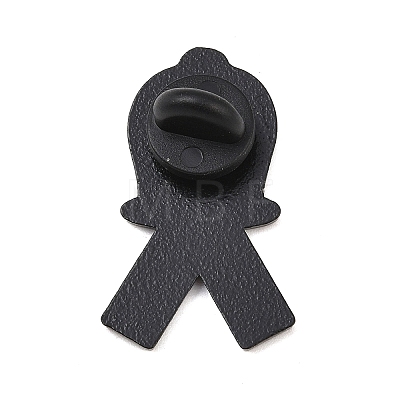 Protecting Awareness Ribbon Enamel Pins JEWB-C048-03B-EB-1