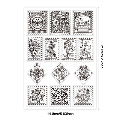 Custom PVC Plastic Stamps DIY-WH0371-0216-1