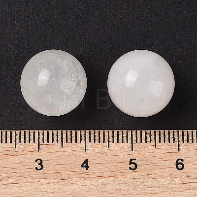 Natural Quartz Crystal No Hole Sphere Beads G-K353-04C-11-1