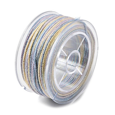 30M Segment Dyed Cotton & Metallic String Threads OCOR-F018-01F-1