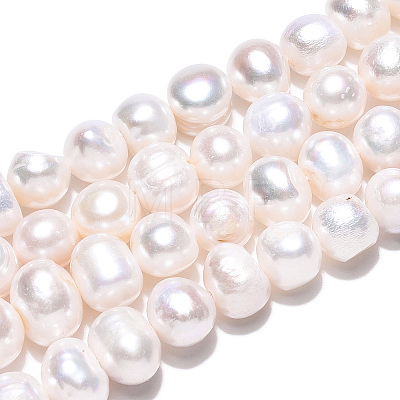 Natural Cultured Freshwater Pearl Beads Strands PEAR-N013-08G-01-1