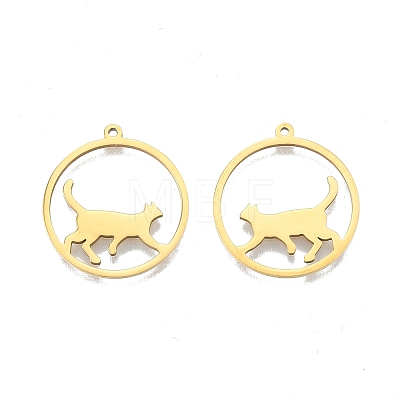 Ion Plating(IP) 201 Stainless Steel Pendants LS-STAS-N098-098LG-1