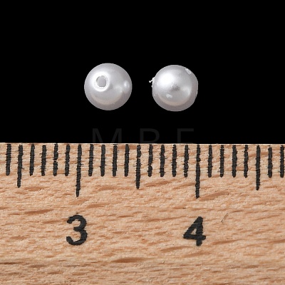 Plastic Imitation Pearl Beads FIND-M059-01A-01-1