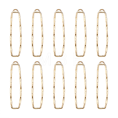 10Pcs Alloy Open Back Bezel Big Pendants PALLOY-TAG0001-01-1