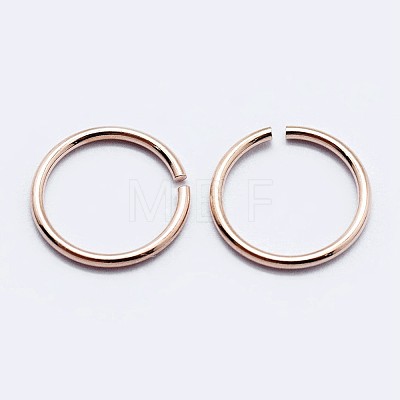 925 Sterling Silver Open Jump Rings LS-STER-F036-02RG-0.9x7mm-1
