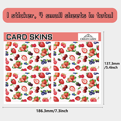 PVC Plastic Waterproof Card Stickers DIY-WH0432-081-1