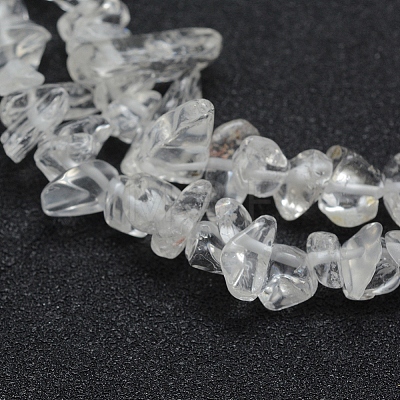 Natural Quartz Crystal Beads Strands X-G-P332-43-1