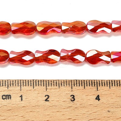 Electroplate Glass Beads Strands EGLA-P066-01A-AB09-1