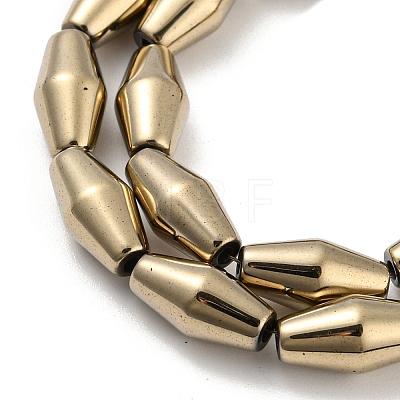 Electroplated Synthetic Non-magnetic Hematite Beads Strands G-Z032-B02-02G-1