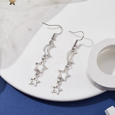 Alloy Dangle Earrings EJEW-JE05620-1