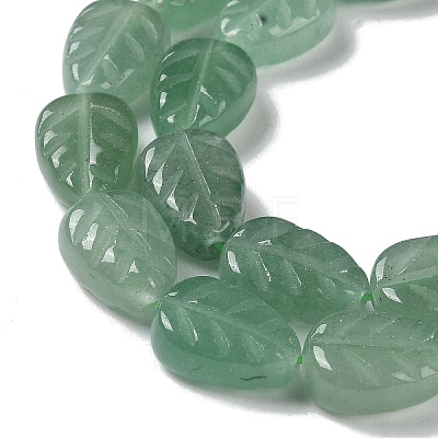 Natural Green Aventurine Beads Strands G-M418-A03-01-1