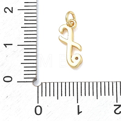Brass Micro Pave Clear Cubic Zirconia Charms KK-D289-66G-F-1