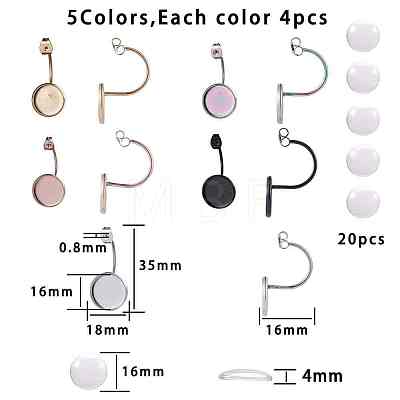 DIY Earring Makings DIY-SC0008-91-16mm-1
