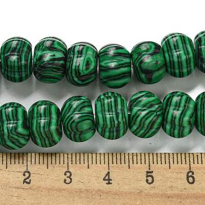 Synthetic Malachite Beads Strands G-G142-A01-01-1