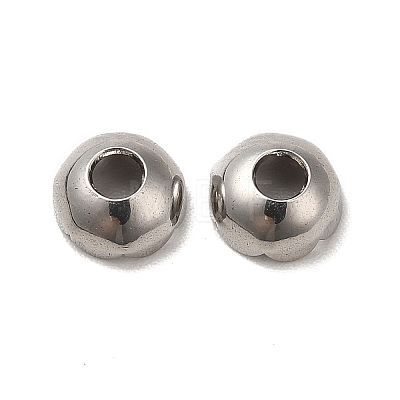 304 Stainless Steel Bead Caps STAS-D244-02P-1