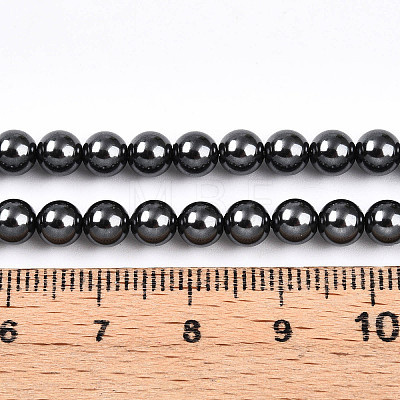 Baking Painted Pearlized Glass Pearl Bead Strands HY-N002-5mm-A02-1