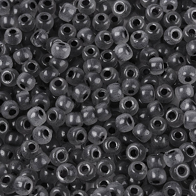 6/0 Transparent Inside Colours Glass Seed Beads SEED-N008-08A-1
