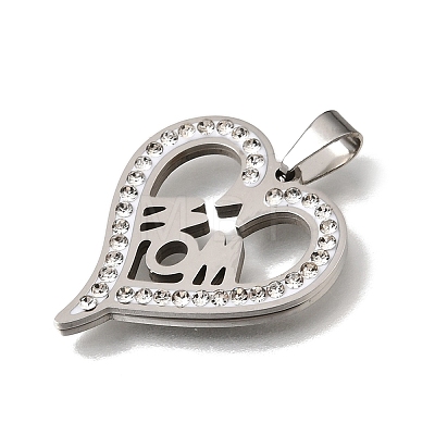 Mother's Day 201 Stainless Steel Pendants SA-CBA5D64-01P-1