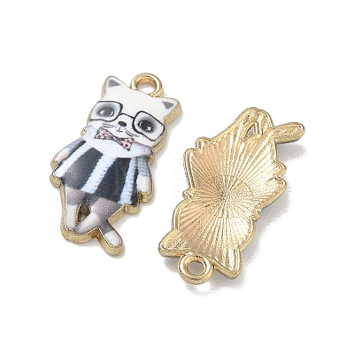Printed Alloy Pendants ENAM-K076-36G-07-1